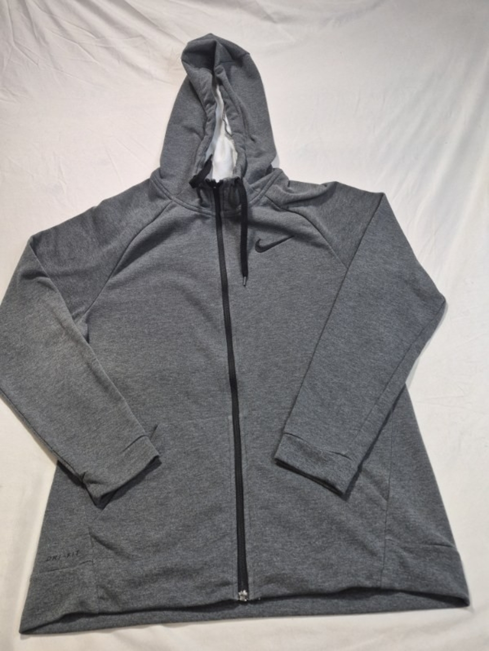 Nike Women’s Gray Lightweight Full-Zip Hoodie Jacket
